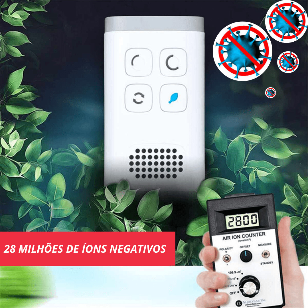 Desinfetante Purificador de Ar Elimina Bactérias e Vírus - Até 20M² - My Store